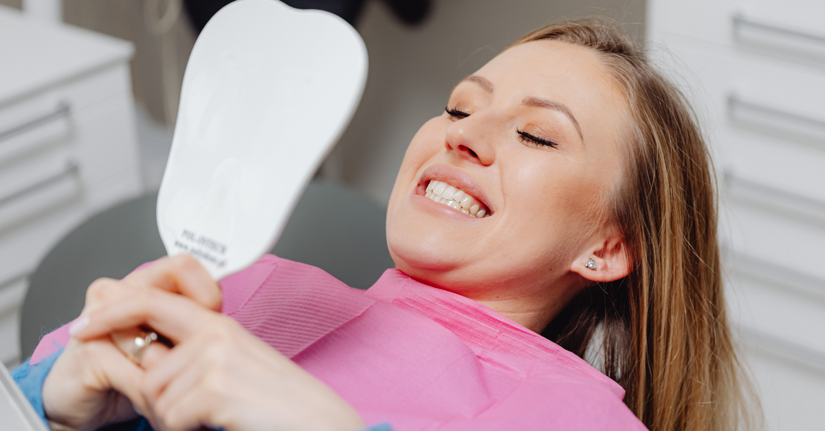 After Invisalign treatment simulation using iTero technology